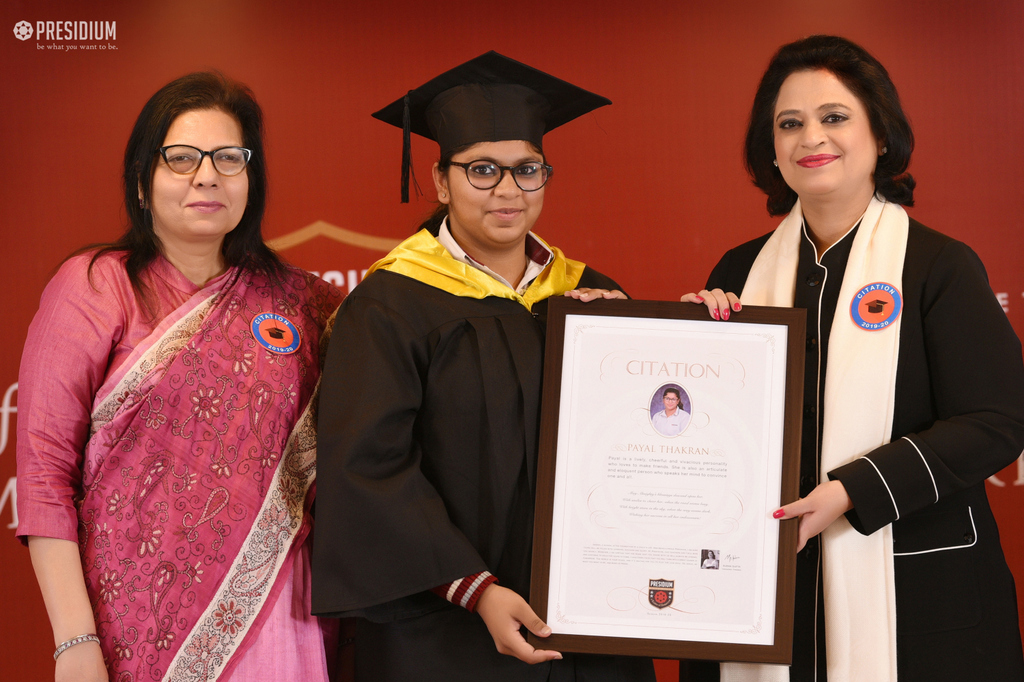 Presidium Gurgaon-57, CITATION CEREMONY: WISHING THE STUDENTS A BRIGHTER FUTURE AHEAD