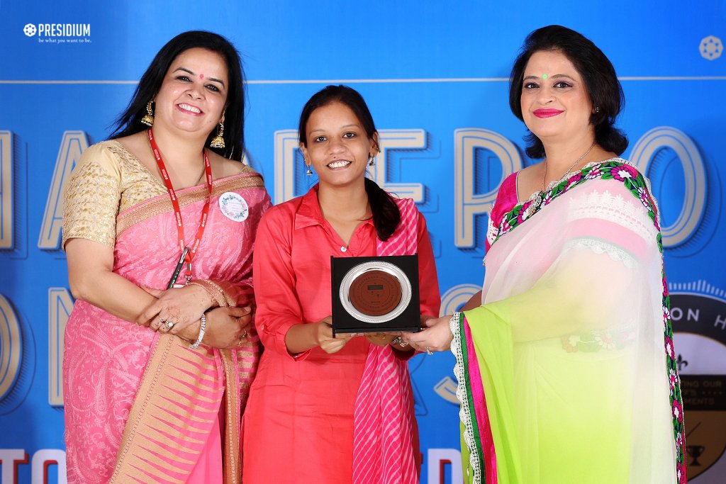 Presidium Gurgaon-57, CHAIRPERSON HONOURS FOR TEACHERS - SALUTING THE SPIRIT OF GURUS