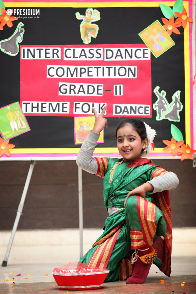 Presidium Indirapuram, PRESIDIANS SHOWCASE ELEGANT MOVES IN INTERCLASS DANCE COMPETITION