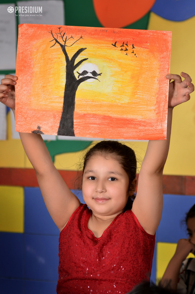 Presidium Dwarka-6, DRAWING & COLOURING COMPETITION: ADDING COLOURS TO THOUGHTS!