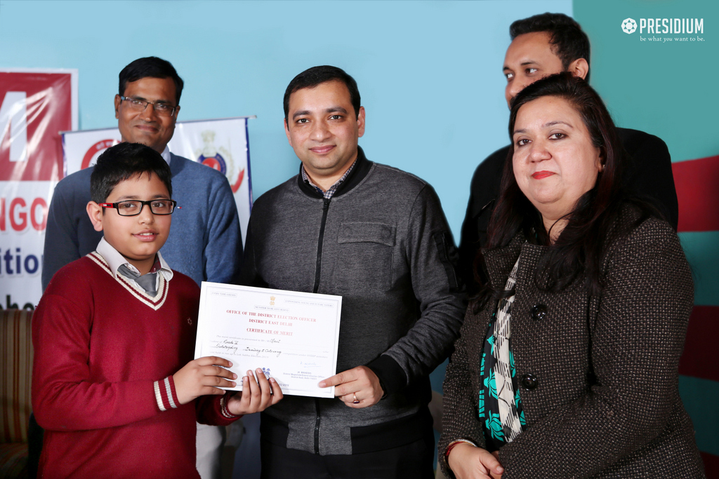 Presidium Vivek Vihar, PRESIDIANS DISPLAY THEIR CREATIVE TALENT AT DRAWING COMPETITION