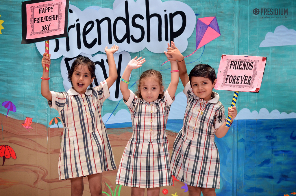 Presidium Dwarka-6, FRIENDSHIP DAY CELEBRATIONS STRENGTHENS BONDS BETWEEN BUDDIES