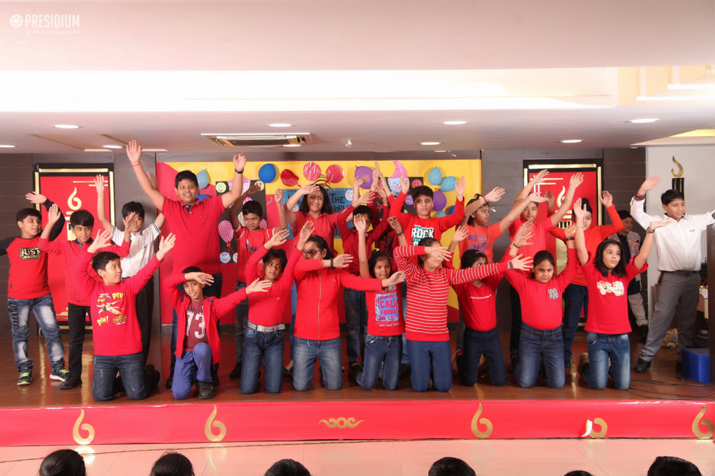 Presidium Gurgaon-57, TEACHERS PRESENT A BEAUTIFUL ASSEMBLY ON CHILDREN’S DAY