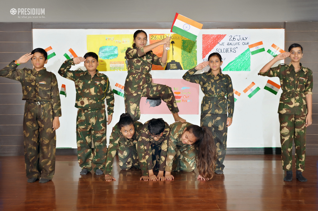 Presidium Gurgaon-57, KARGIL VIJAY DIWAS: PRESIDIANS LIGHT CANDLES IN HONOUR OF MARTYRS