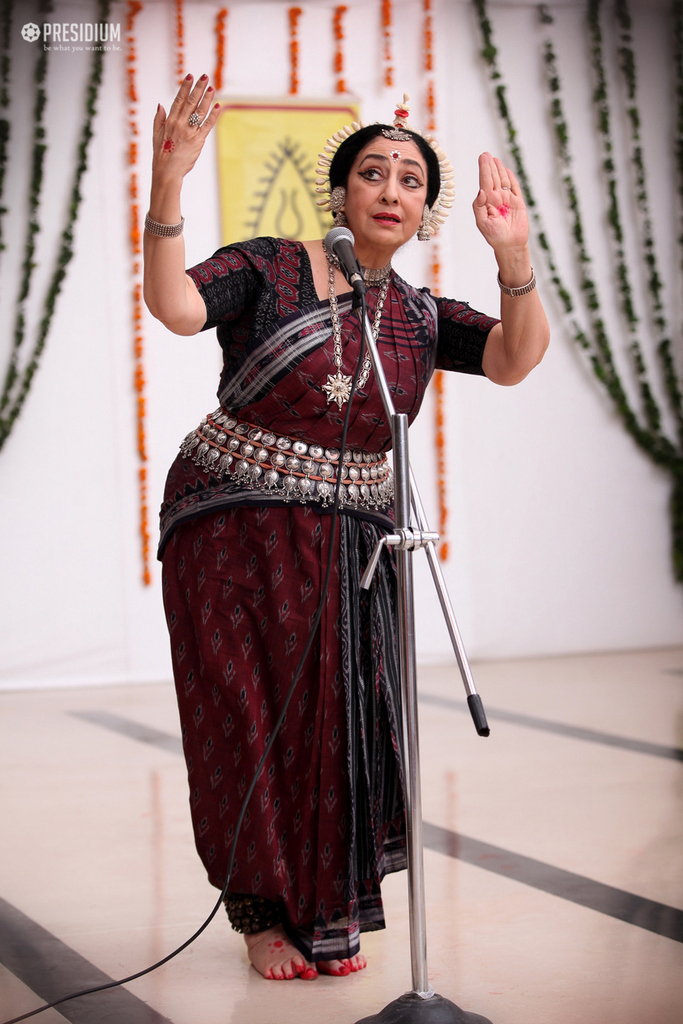 Presidium Gurgaon-57, SPIC MACAY EVENT ENLIVENS WITH MS. LOWEN'S SOULFUL PERFORMANCE