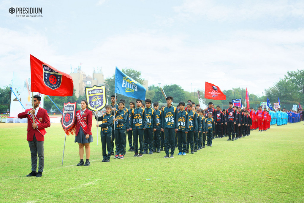 Presidium Indirapuram, STUDENTS EXHIBIT THEIR EXCEPTIONAL TALENTS AT ANNUAL SPORTS DAY