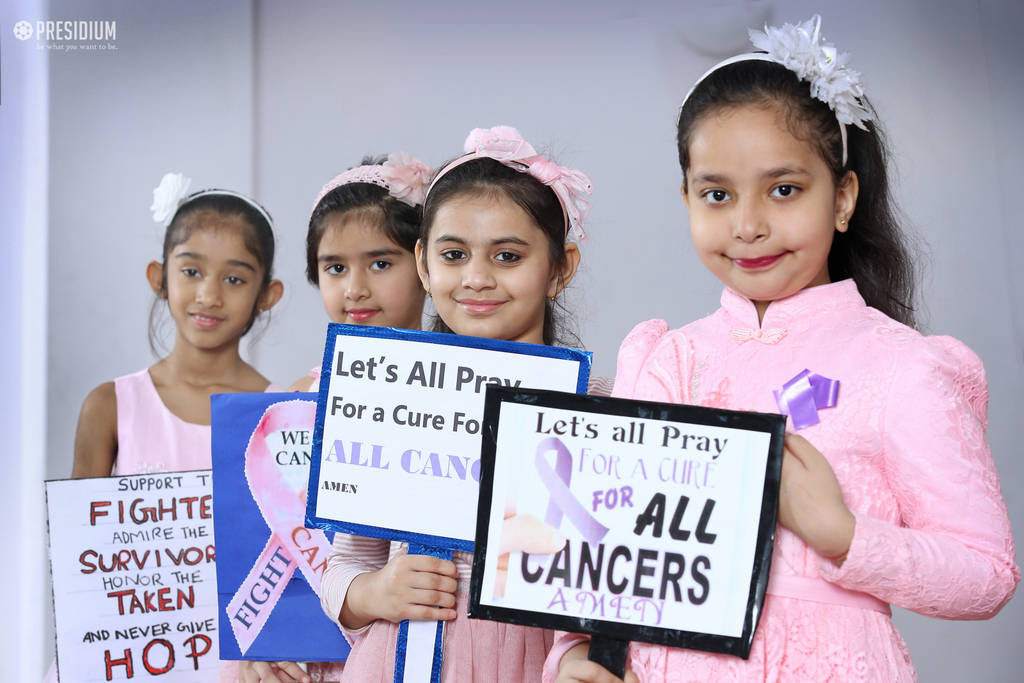 Presidium Indirapuram, PRESIDIANS RAISE AWARENESS ABOUT CANCER AND ITS EARLY DETECTION