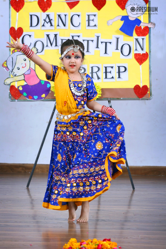 Presidium Indirapuram, PRESIDIANS SHOWCASE VIBRANT DANCE MOVES AT DANCE COMPETITION