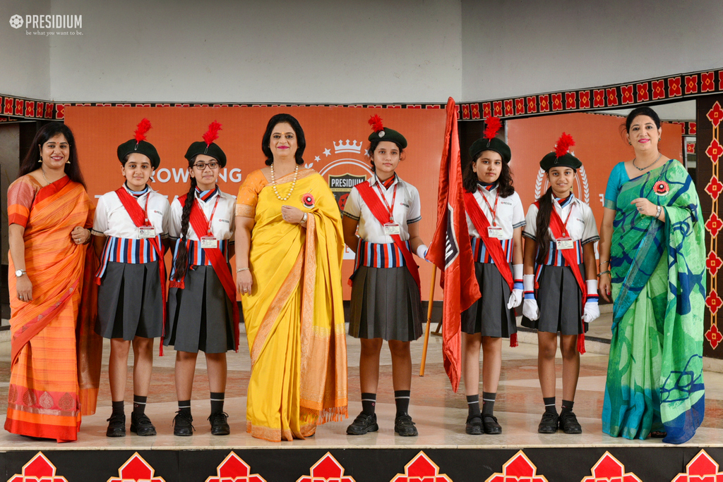 Presidium Indirapuram, NEWLY ELECTED STUDENT COUNCIL TAKE A VOW AT INVESTITURE CEREMONY