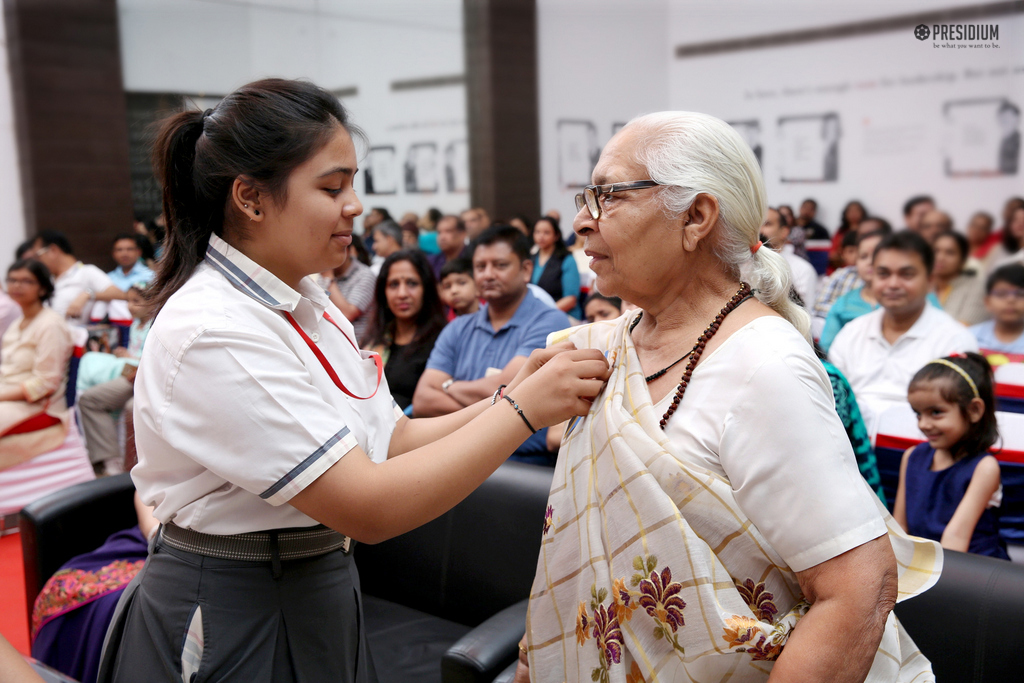 Presidium Gurgaon-57, INVESTITURE CEREMONY: PRESIDIANS PLEDGE TO TAKE RESPONSIBILITY