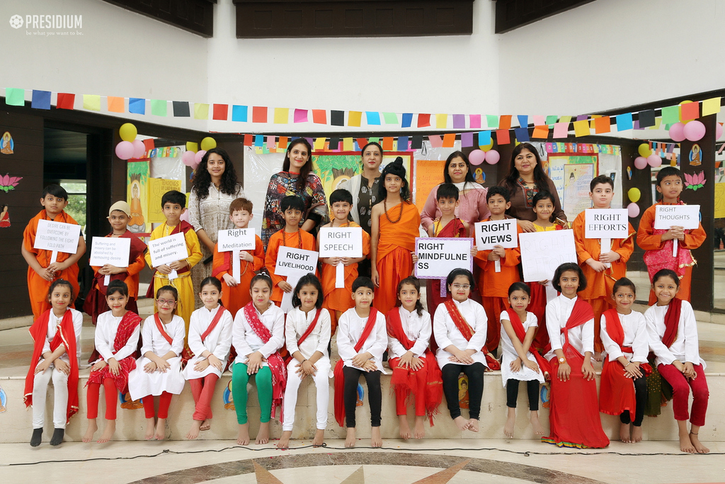 Presidium Indirapuram,   PRESIDIANS EXPERIENCE PEACE AND SERENITY ON BUDDHA PURNIMA