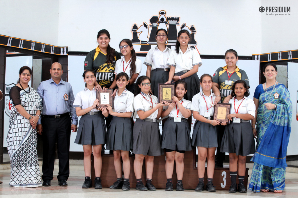 Presidium Indirapuram, ASPIRING CHESS PLAYERS COMPETE AT INTER SCHOOL CHESS CHAMPIONSHIP