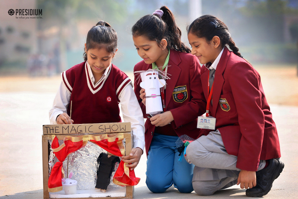 Presidium Indirapuram, YOUNG ARTISTS TAKE PART IN PUPPET MAKING ACTIVITY