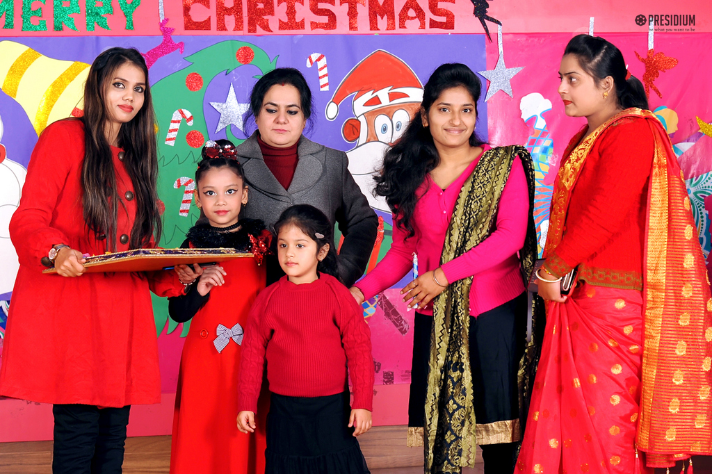 Presidium Pitampura, GRAND ENTRY OF SANTA CAPTIVATES HEARTS OF PRESIDIANS ON CHRISTMAS