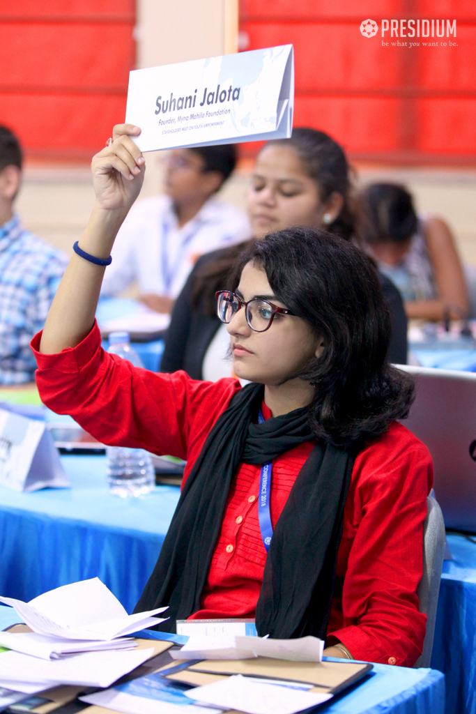 Presidium Indirapuram, PRESIDIANS DELIBERATE POWERFULLY ON YOUTH EMPOWERMENT AT PMUN