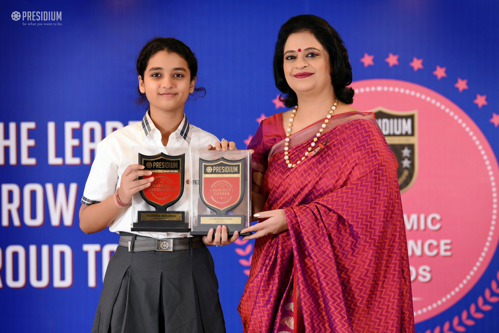 Presidium Gurgaon-57, ACADEMIC EXCELLENCE AWARDS LAUDS EFFORTS OF STUDENTS IN 2018-19