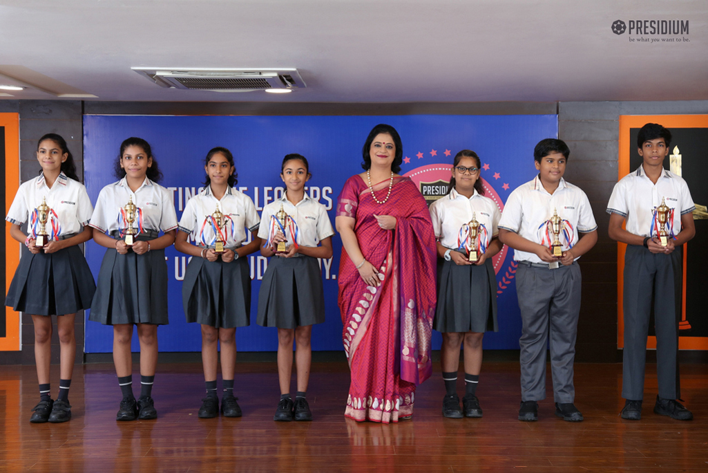 Presidium Gurgaon-57, ACADEMIC EXCELLENCE AWARDS LAUDS EFFORTS OF STUDENTS IN 2018-19