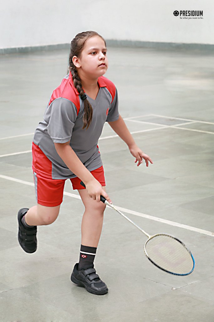 Presidium Gurgaon-57, BADMINTON TOURNAMENT: GIRL POWER LIFTS RUNNERS-UP TROPHY