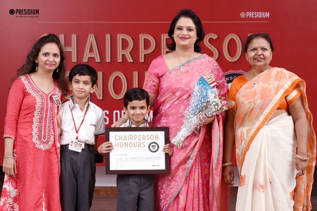 Presidium Indirapuram, CHAIRPERSON HONOURS: CELEBRATING STUDENT EXCELLENCE