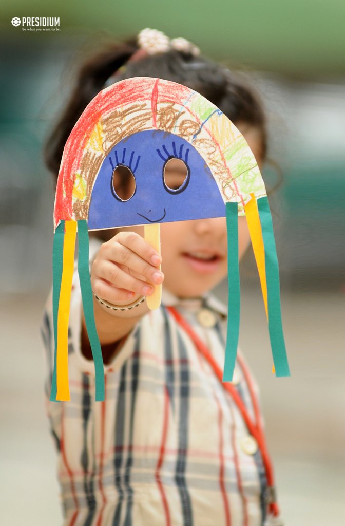 Presidium Indirapuram, MASK MAKING: PROMOTING ARTISTIC EXCELLENCE IN LITTLE PRESIDIANS