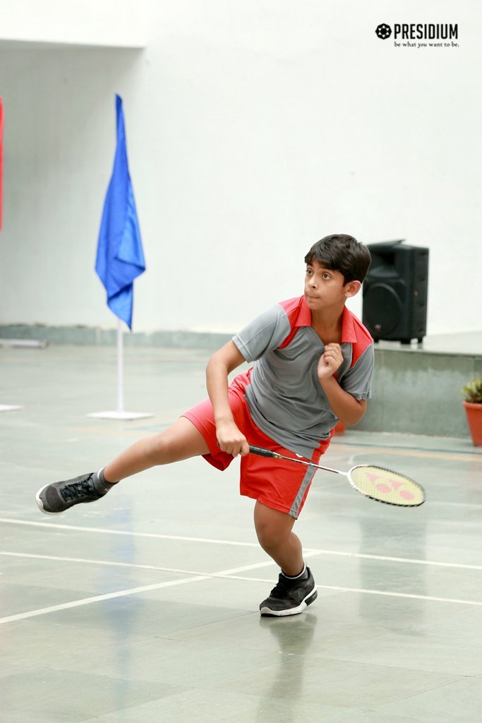 Presidium Rajnagar, PRESIDIANS EXHIBIT THEIR TALENT AT BADMINTON TOURNAMENT