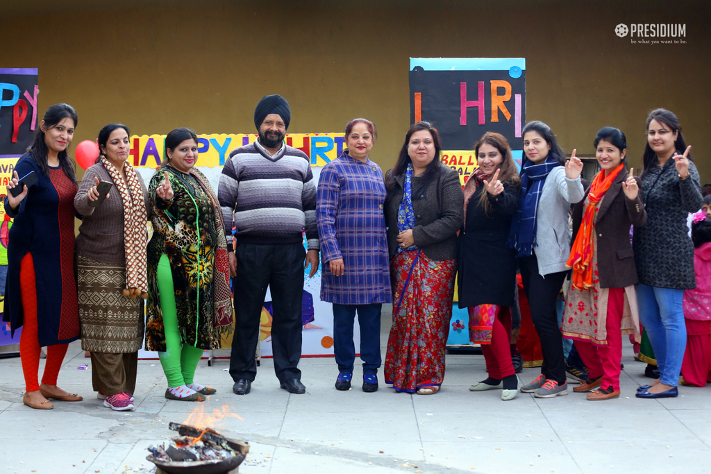 Presidium Vivek Vihar, PRESIDIANS CELEBRATE THE FESTIVAL OF LOHRI WITH GREAT ENTHUSIASM