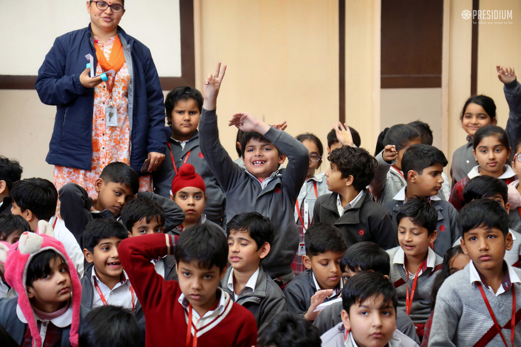 Presidium Gurgaon-57, PRESIDIANS HONE THEIR SOCIAL SKILLS WITH PUPPET MAKING ACTIVITY