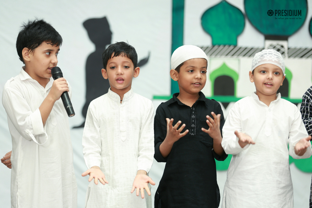 Presidium Rajnagar, THE SCHOOL ATRIUM ENLIVENS WITH EID CELEBRATIONS