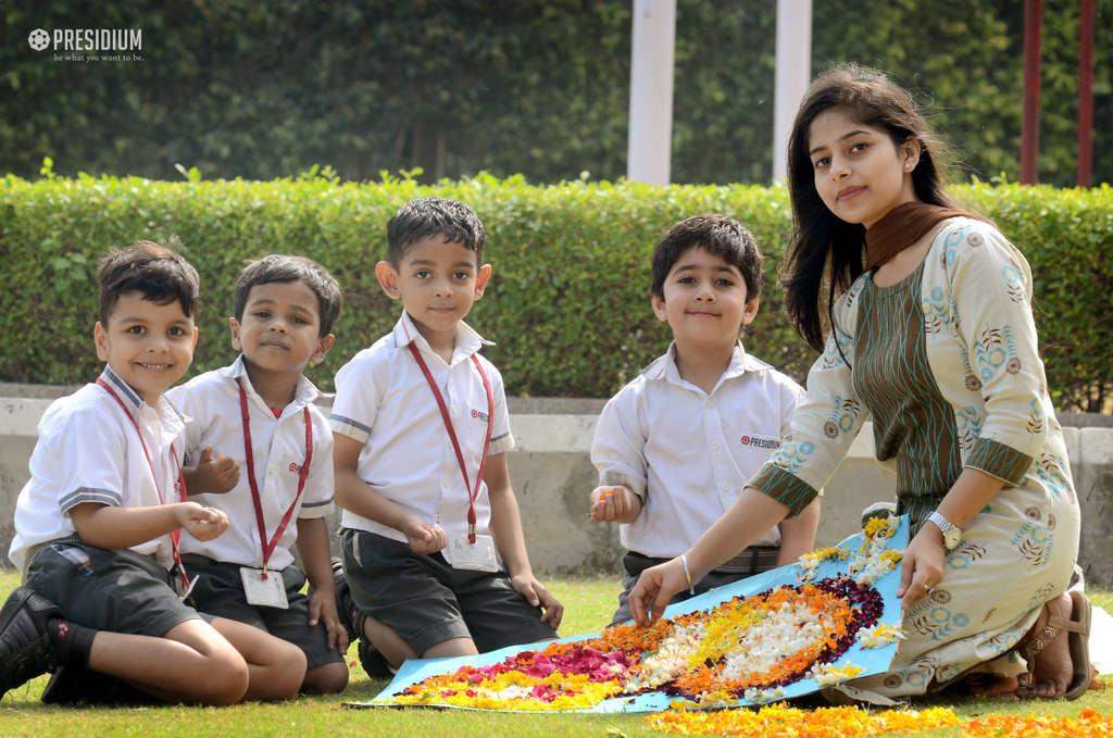 Presidium Rajnagar, DIWALI FINDS ITS WAY TO TEACH THE VALUE OF FESTIVALS TO STUDENTS