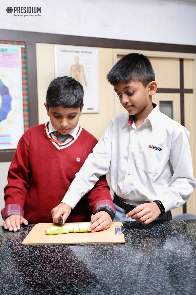 Presidium Gurgaon-57, PRESIDIANS LEARN ABOUT THE PROPERTIES OF AIR WITH AN EXPERIMENT
