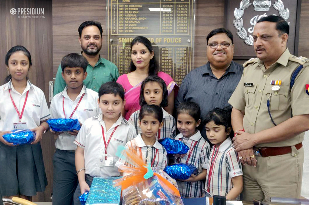 Presidium Rajnagar, PRESIDIANS VISIT ESTEEMED OFFICIALS AND SCHOOL TRUSTEE ON RAKSHABANDHAN