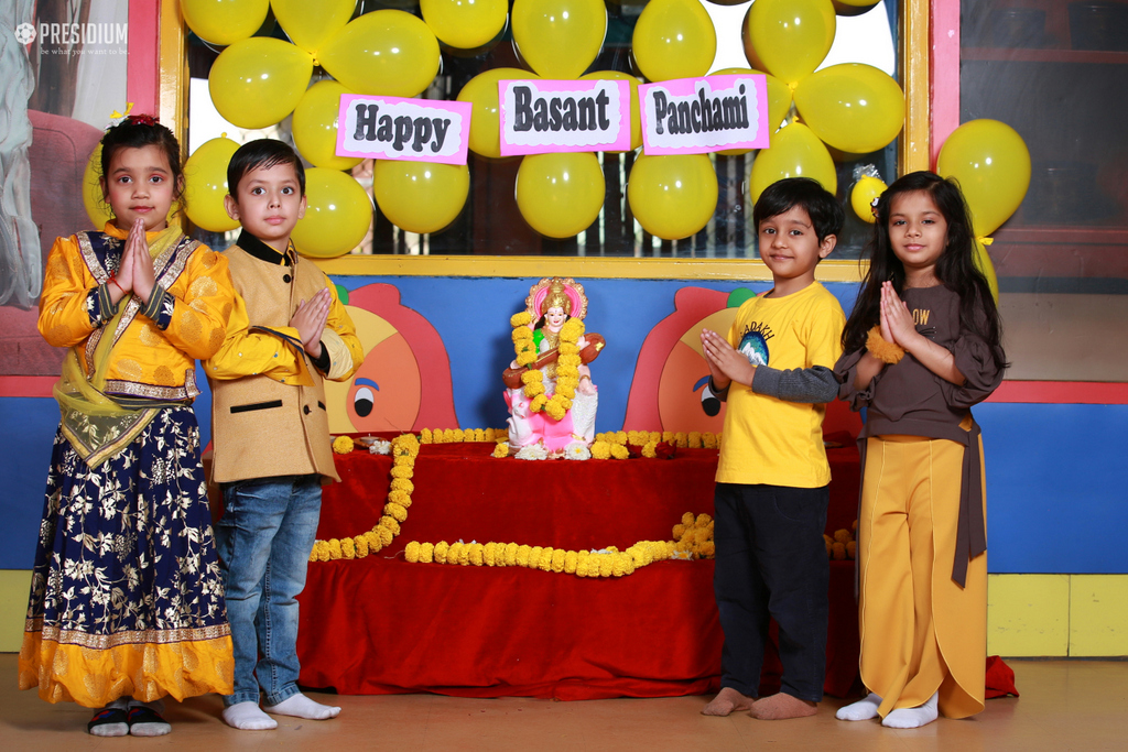 Presidium Vivek Vihar, PRESIDIANS CELEBRATE BASANT PANCHAMI WITH GREAT ARDOR