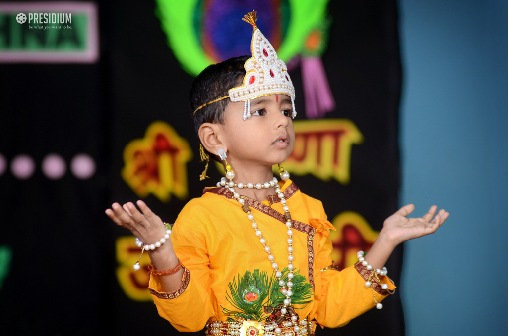 Presidium Vivek Vihar, FLAMBOYANT JANMASHTAMI CELEBRATIONS ELATES YOUNG SOULS