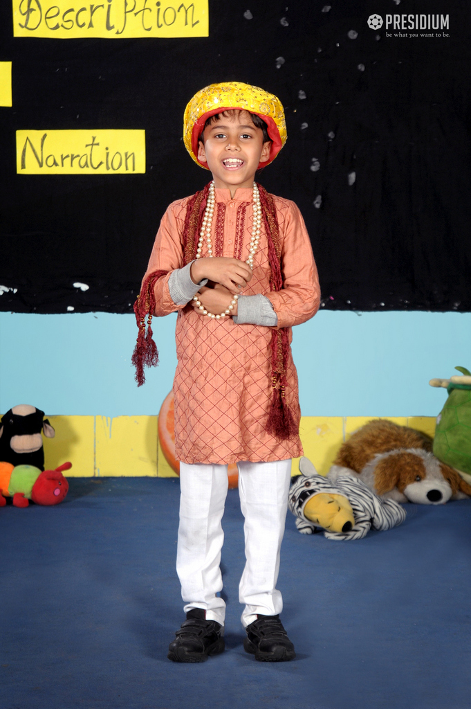 Presidium Vivek Vihar, ENGLISH WEEK: PRESIDIANS BRING TO LIFE THEIR FAVOURITE CHARACTERS