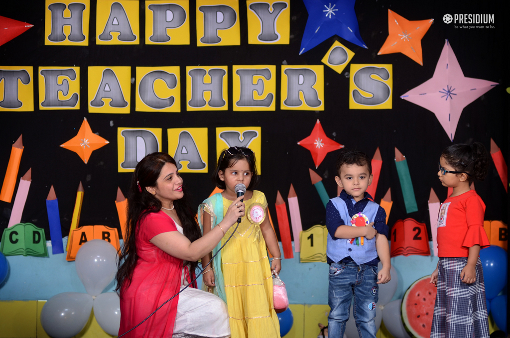 Presidium Vivek Vihar, STUDENTS SALUTE THEIR BELOVED TEACHERS ON TEACHER’S DAY