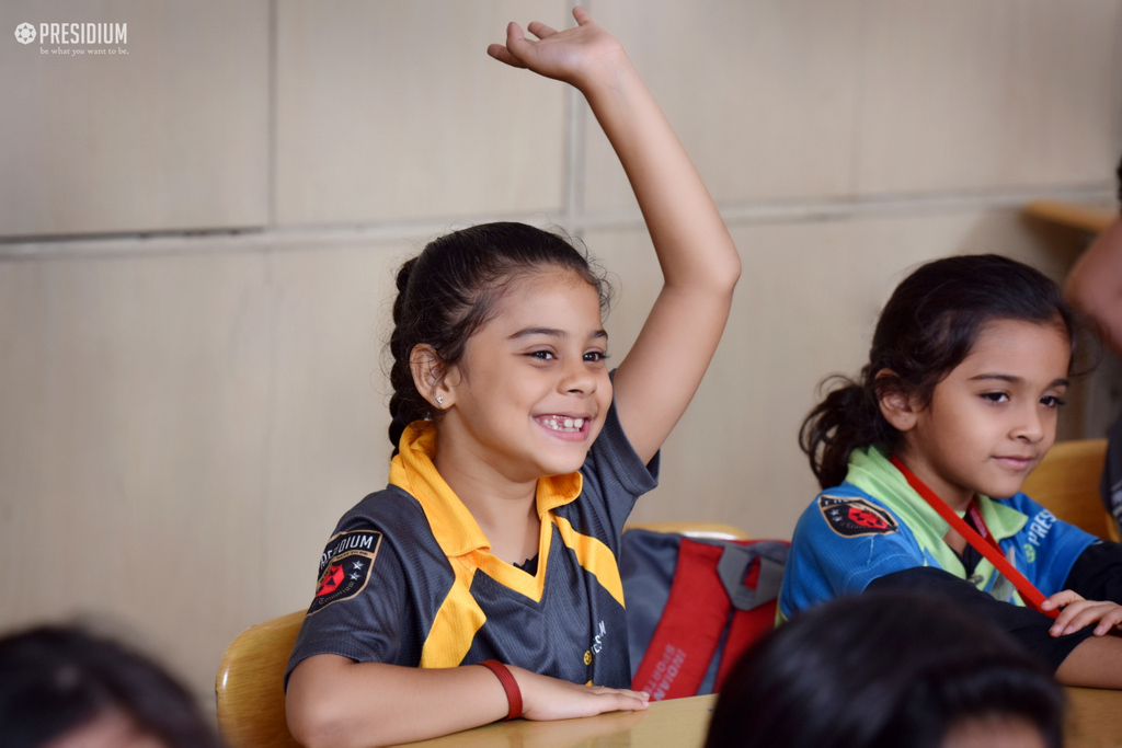 Presidium Indirapuram, STUDENTS PLAY A LITTLE CHARADES TO ENHANCE COMMUNICATION SKILLS