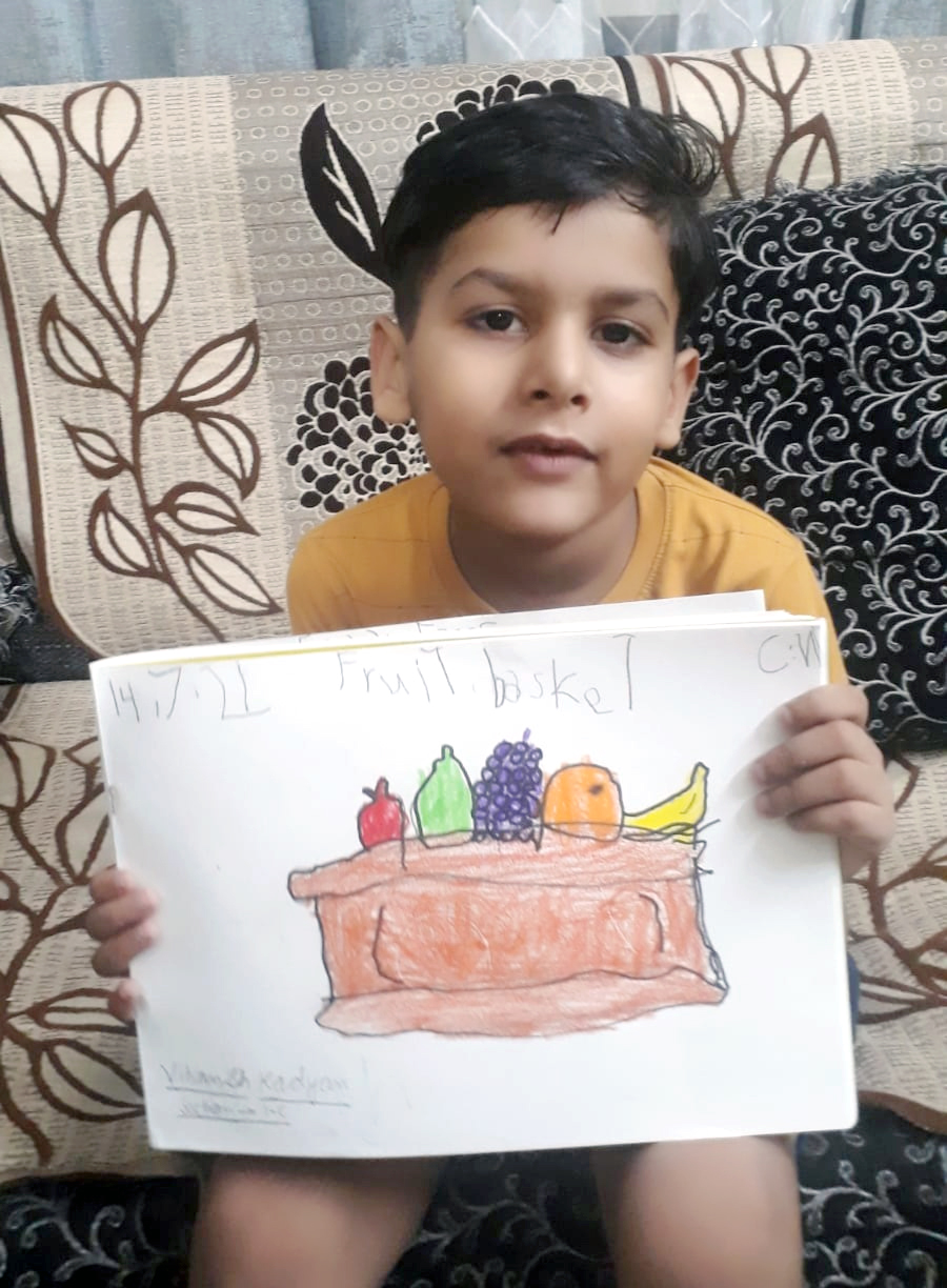 Presidium Rajnagar, DRAWING & COLORING COMPETITION: STUDENTS EXHIBIT THEIR CREATIVITY 