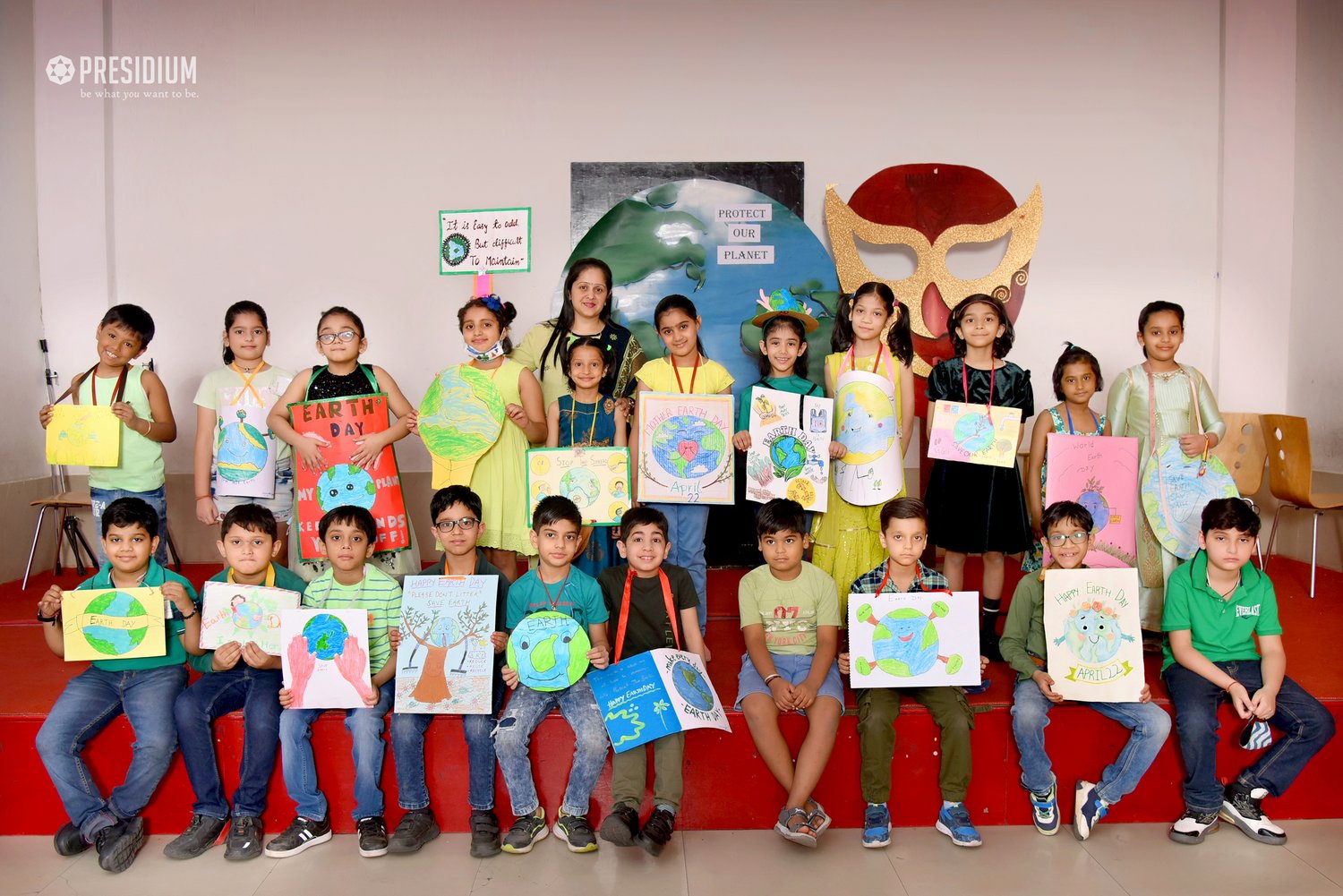 Presidium Gurgaon-57, EARTH DAY: YOUNG ENVIRONMENTALISTS MAKE A DIFFERENCE! 