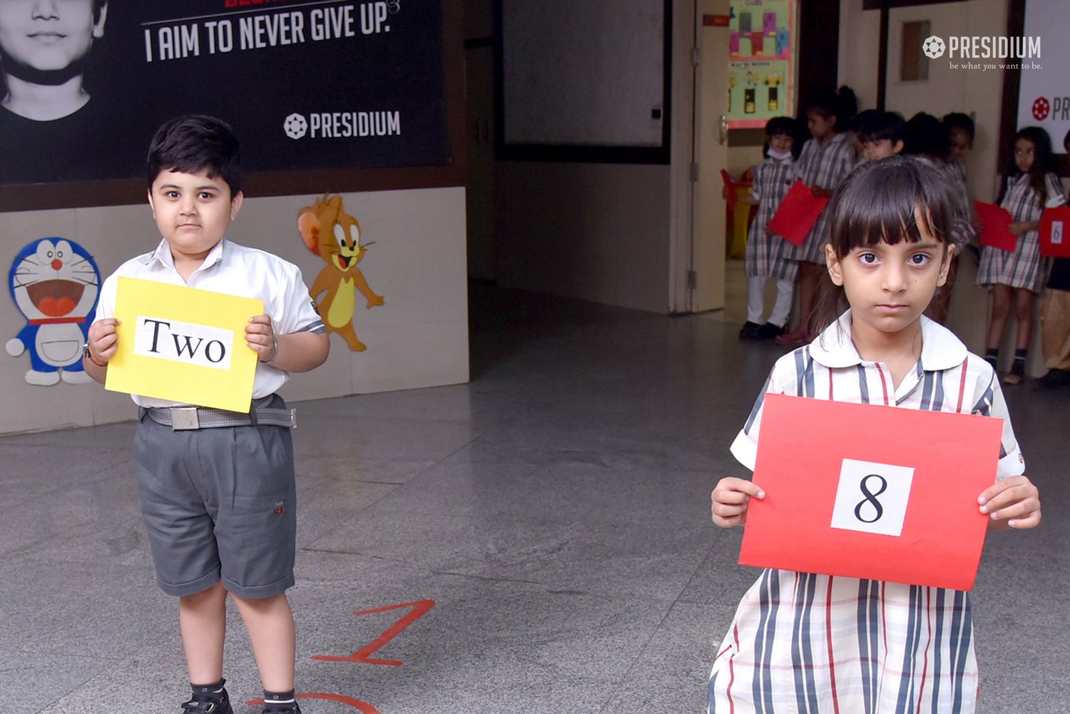 Presidium Gurgaon-57, YOUNG MINDS UNDERSTAND THE CONCEPT OF NUMBER NAMES