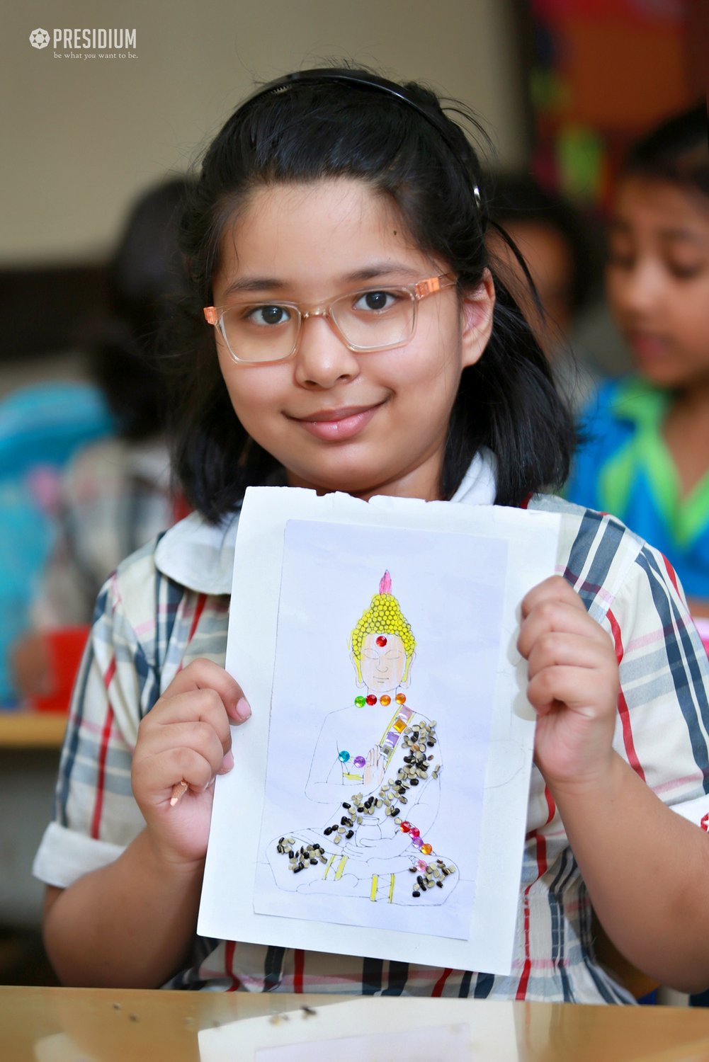 Presidium Indirapuram, STUDENTS LEARN  FROM THE NOBLE TEACHINGS OF LORD BUDDHA