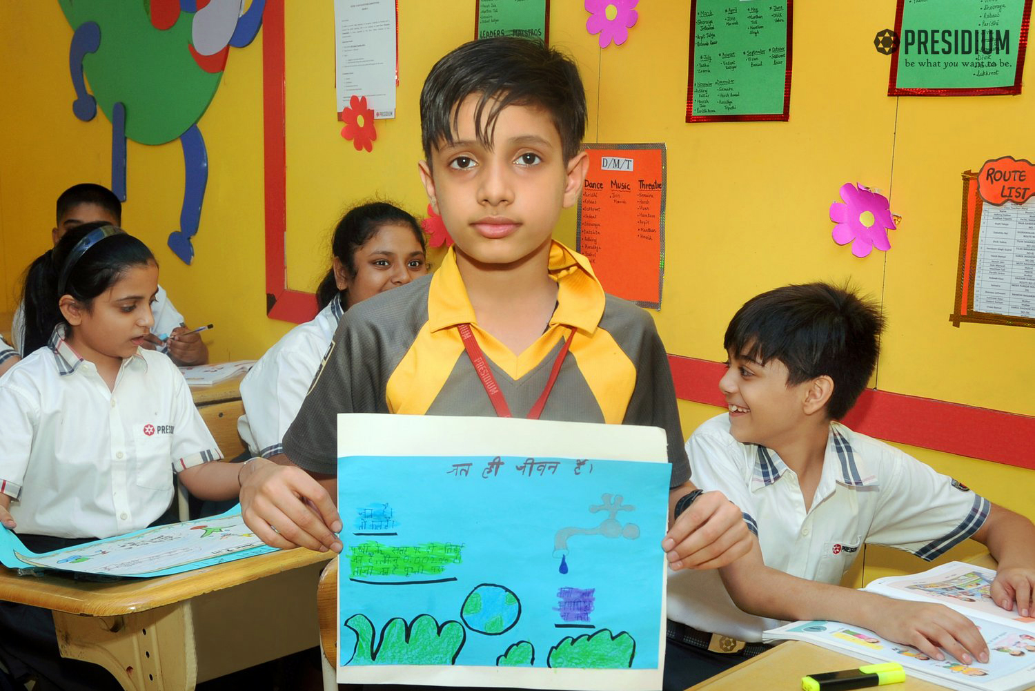 Presidium Punjabi Bagh, STUDENTS SPREAD AWARENESS ABOUT THE IMPORTANCE OF WATER