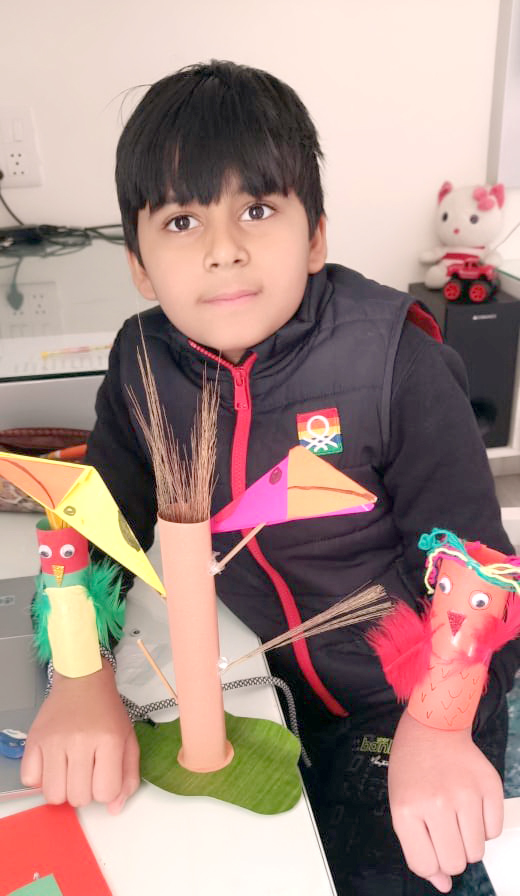 Presidium Rajnagar, STUDENTS DISPLAY THEIR CREATIVITY WITH PUPPET MAKING COMPETITION