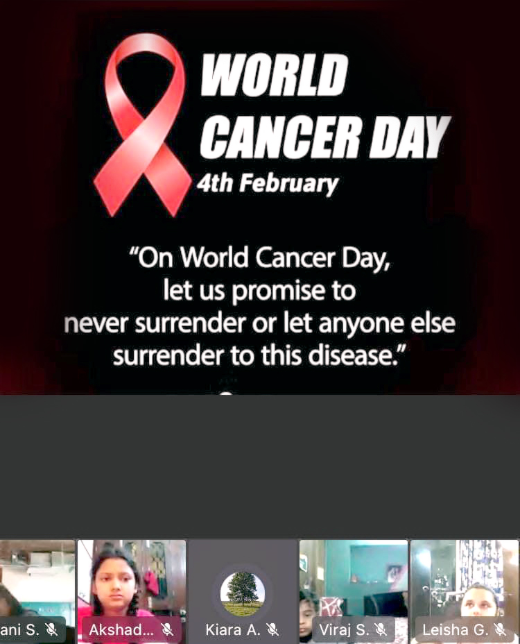 Presidium Vivek Vihar, STUDENTS OBSERVE WORLD CANCER DAY WITH A HANDFUL OF ACTIVITIES Presidium Vivek Vihar, STUDENTS OBSERVE WORLD CANCER DAY WITH A HANDFUL OF ACTIVITIES