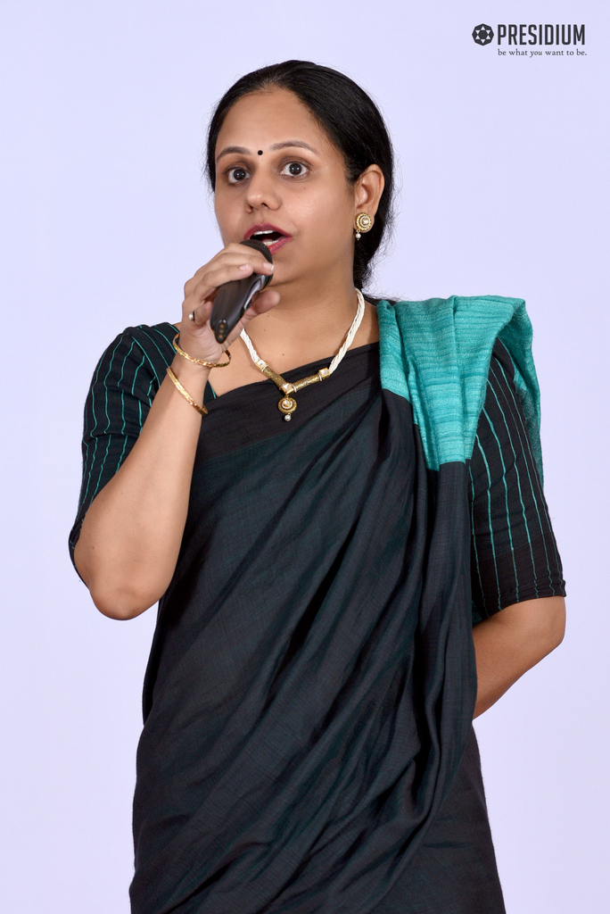 Presidium Indirapuram, CHAIRPERSON, MRS SUDHA GUPTA CONDUCTS AN INCITING SEMINAR ON ‘BEING
