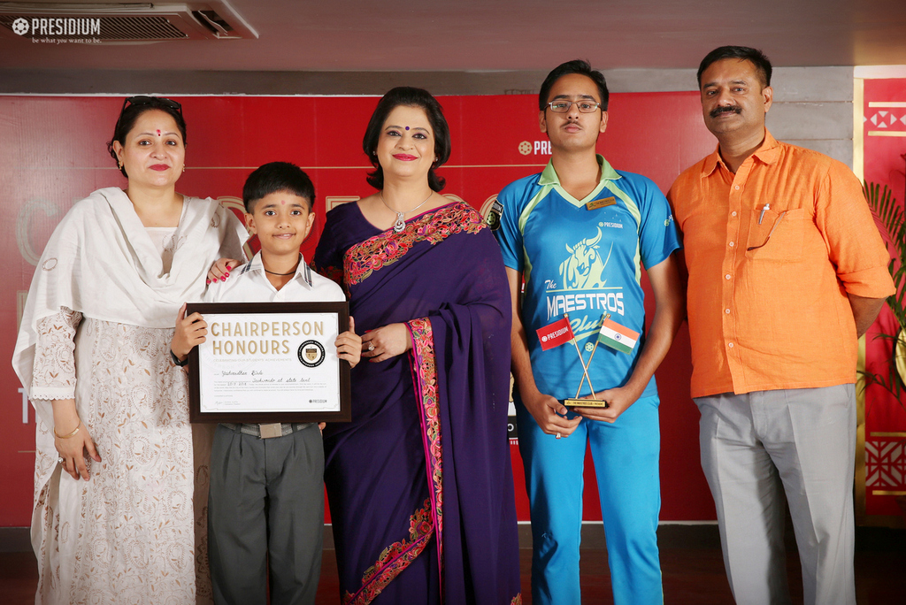 Presidium Gurgaon-57, SUDHA MA'AM HONOURS YOUNG ACHIEVERS OF PRESIDIUM GURGAON