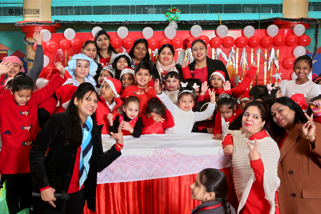 Presidium Dwarka-6, PRESIDIANS CELEBRATE THE SPIRIT OF SHARING & CARING ON CHRISTMAS