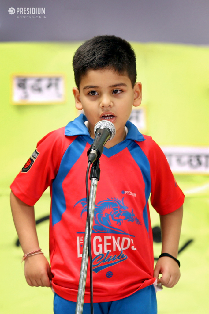 Presidium Dwarka-6, STUDENTS SPREAD TEACHINGS OF LORD BUDDHA ON BUDDHA PURNIMA