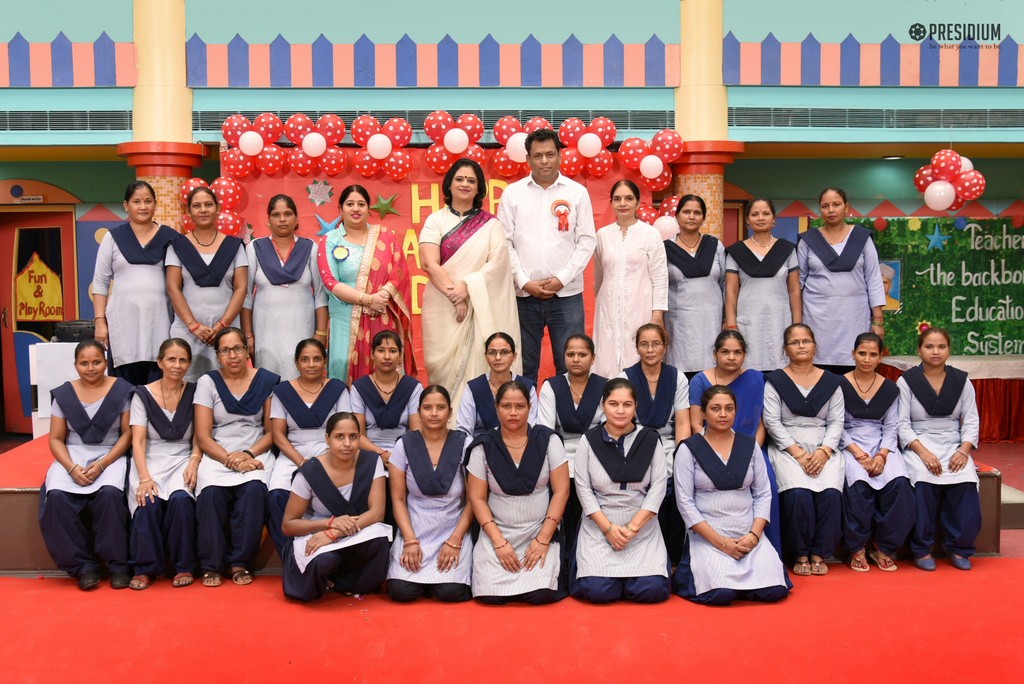 Presidium Dwarka-6, MRS.SUDHA GUPTA GRACES TEACHER’S DAY CELEBRATIONS AT PRESIDIUM