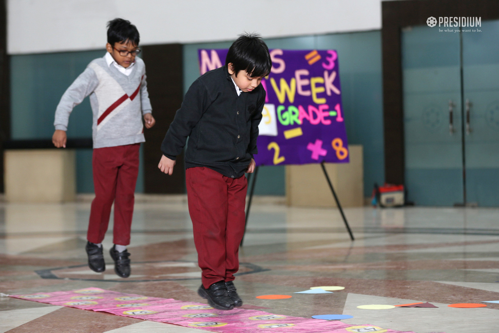 Presidium Indirapuram, PRESIDIUM ORGANIZES MATHS WEEK TO HONE SKILLS OF PRESIDIANS