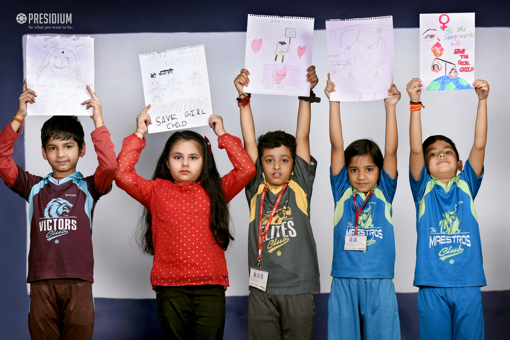 Presidium Vivek Vihar, CELEBRATING THE POWER OF GIRLS ON GIRL CHILD DAY